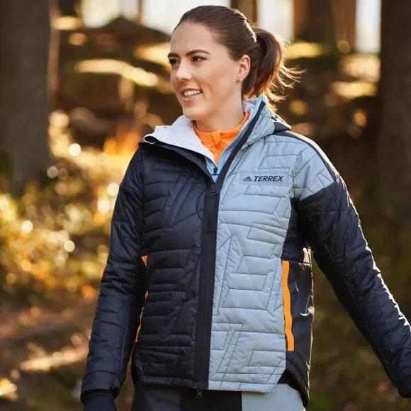 NWT ADIDAS TERREX MYSHELTER PRIMALOFT HOODED PADDED JACKET HG6700